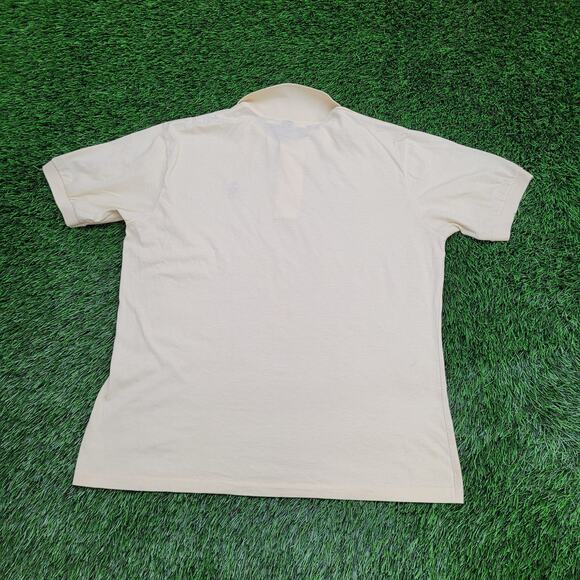 Vintage 90s Mickey-Mouse Polo Shirt M/L 21x26 Yellow Cartoon - Picture 2 of 16